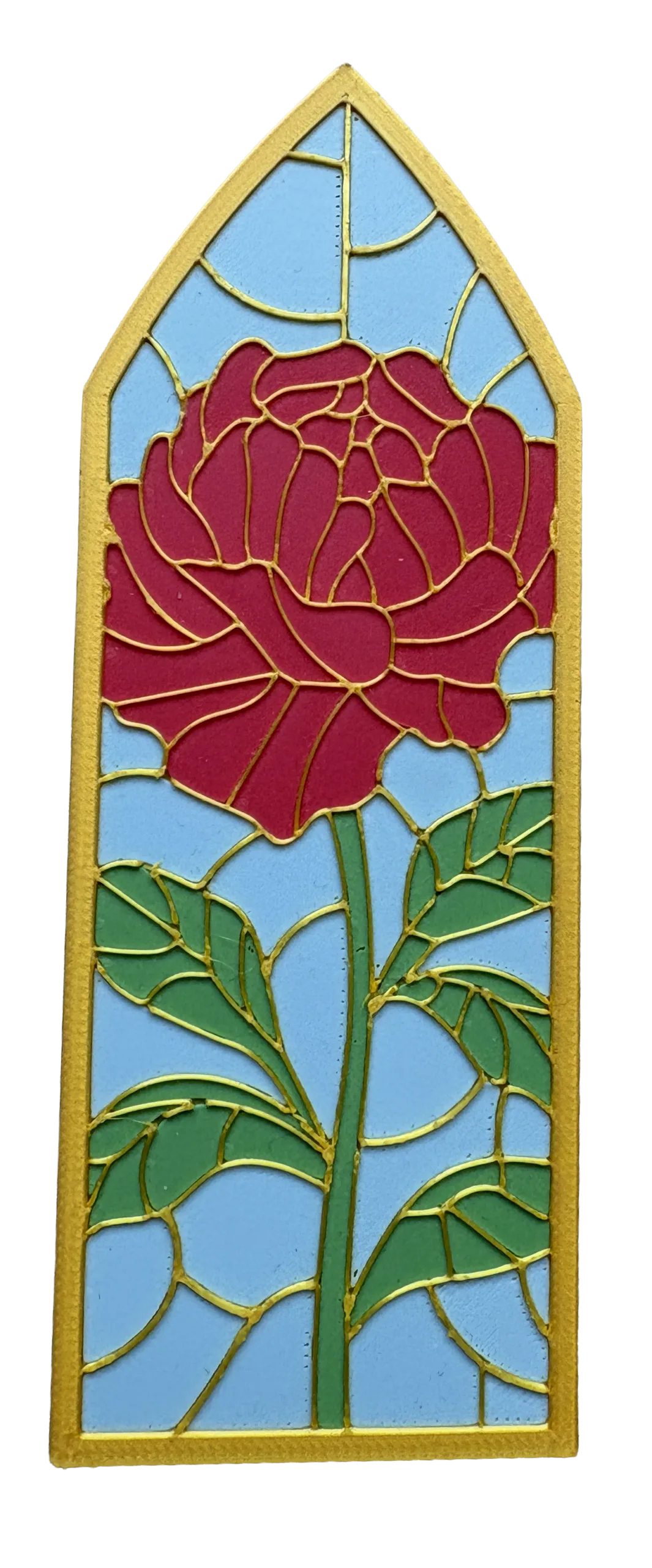 Marque-page Pivoine